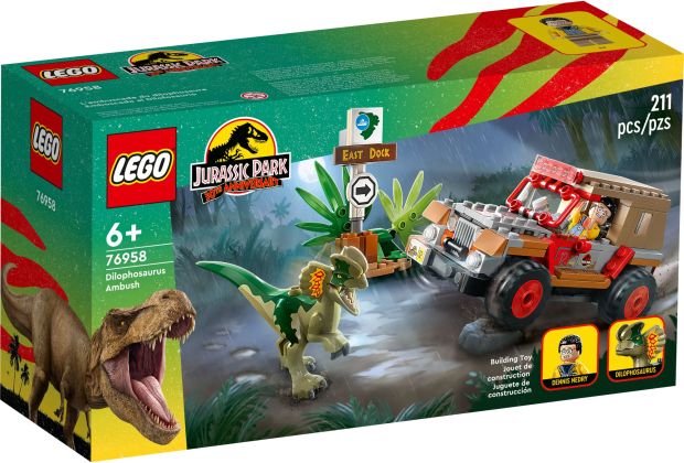 LEGO Jurassic World 76958 L'embuscade du dilophosaure