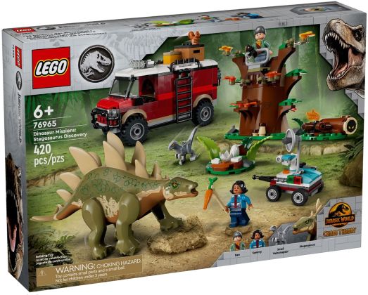 LEGO Jurassic World 76965 Missions dinosaures : la découverte du stégosaure