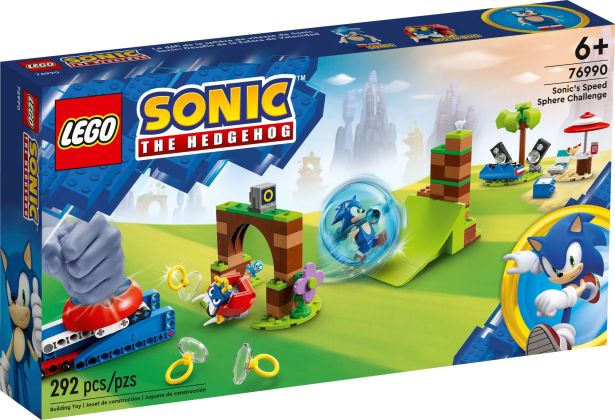 LEGO Sonic The Hedgehog 76990 Sonic et le défi de la sphère de vitesse