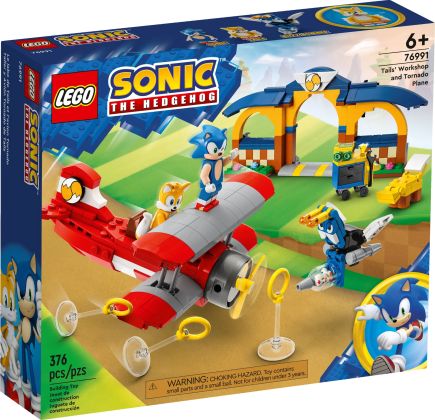 LEGO Sonic The Hedgehog 76991 L’avion Tornado et l'atelier de Tails
