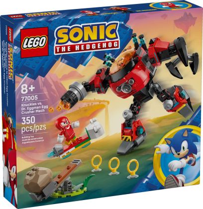 LEGO Sonic The Hedgehog 77005 Knuckles contre l’Egg Crusher de Dr. Eggman