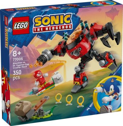 LEGO Sonic The Hedgehog 77005 Knuckles vs. Dr. Eggman Egg Crusher Mech