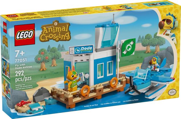 LEGO Animal Crossing 77051 Voyage aérien avec Dodo Airlines