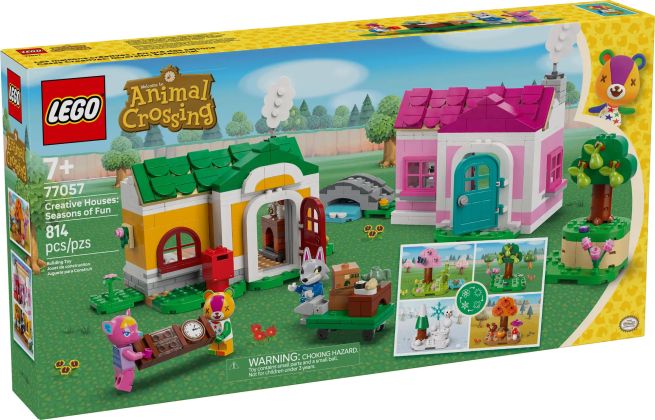 LEGO Animal Crossing 77057 Les maisons créatives : au gré des saisons