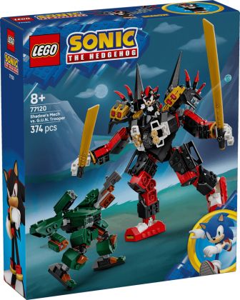 LEGO Sonic The Hedgehog 77120 Le robot de Shadow contre le G.U.N. Trooper