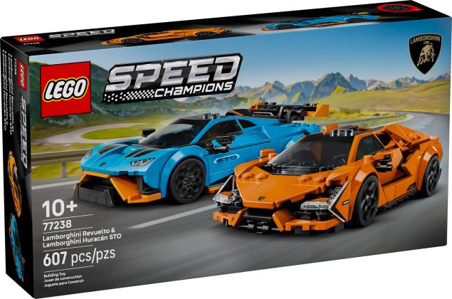 LEGO Speed Champions 77238 Lamborghini Revuelto et Huracán STO
