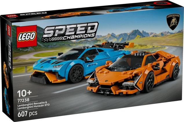 LEGO Speed Champions 77238 Lamborghini Revuelto & Lamborghini Hurácan STO