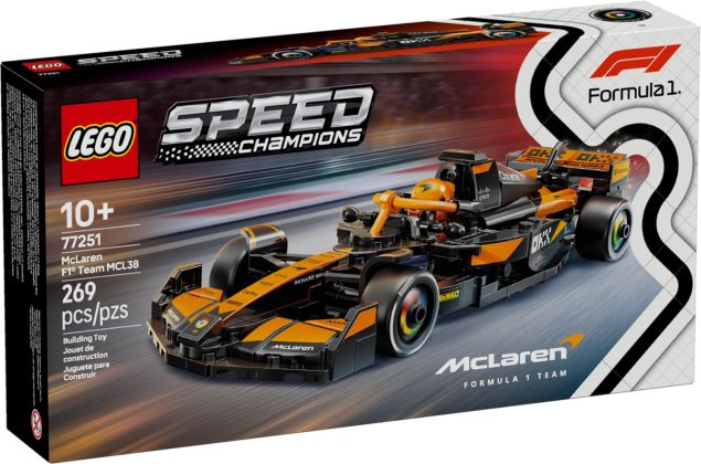 LEGO Speed Champions 77251 Voiture F1 McLaren Team MCL38