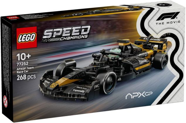 LEGO Speed Champions 77252 Voiture de course de l’écurie APXGP tirée du film F1