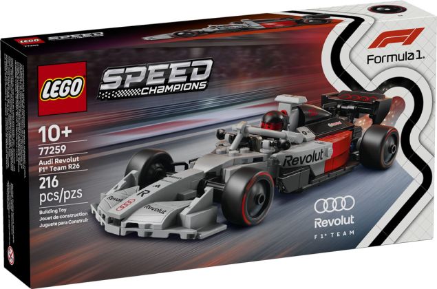 LEGO Speed Champions 77259 Voiture de course Audi Revolut F1 Team R26