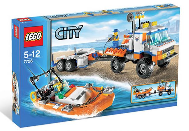 LEGO City 7726 Le camion des garde-côtes et son hors-bord