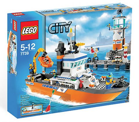 LEGO City 7739 Le bateau et la tour de contrôle des garde-côtes