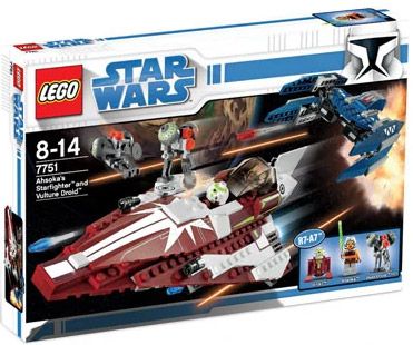 LEGO Star Wars 7751 Ahsoka's Starfighter & Droids