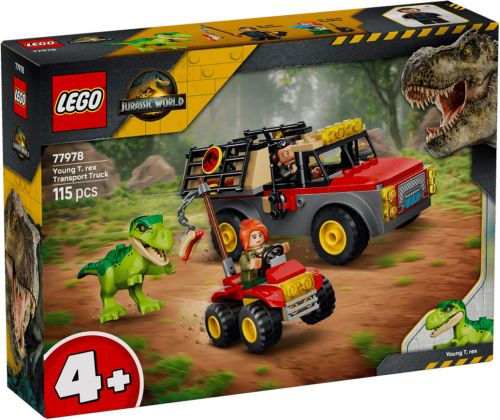 LEGO Jurassic World 77978 Camion de transport du jeune T-rex