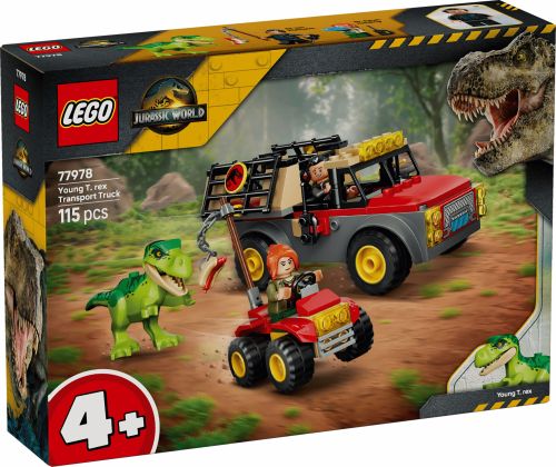 LEGO Jurassic World 77978 Camion de transport du jeune T-rex