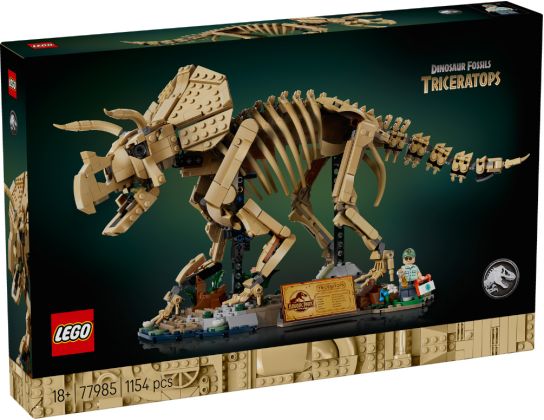 LEGO Jurassic World 77985 Les fossiles de dinosaure : le tricératops
