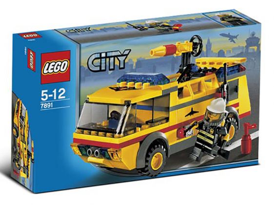 LEGO City 7891 Le camion des pompiers de l'aéroport
