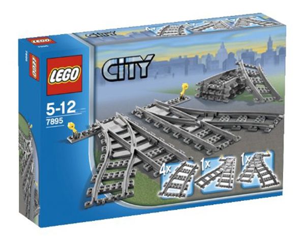 LEGO City 7895 pas cher, Les aiguillages