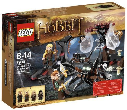 LEGO Le Hobbit 79001 Les araignées de la forêt de Mirkwood