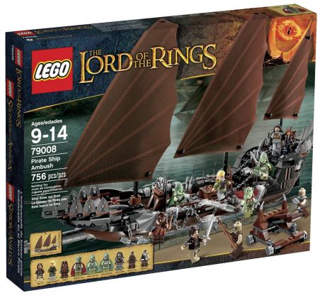 LEGO Le Seigneur des Anneaux 79008 L'embuscade du bateau pirate