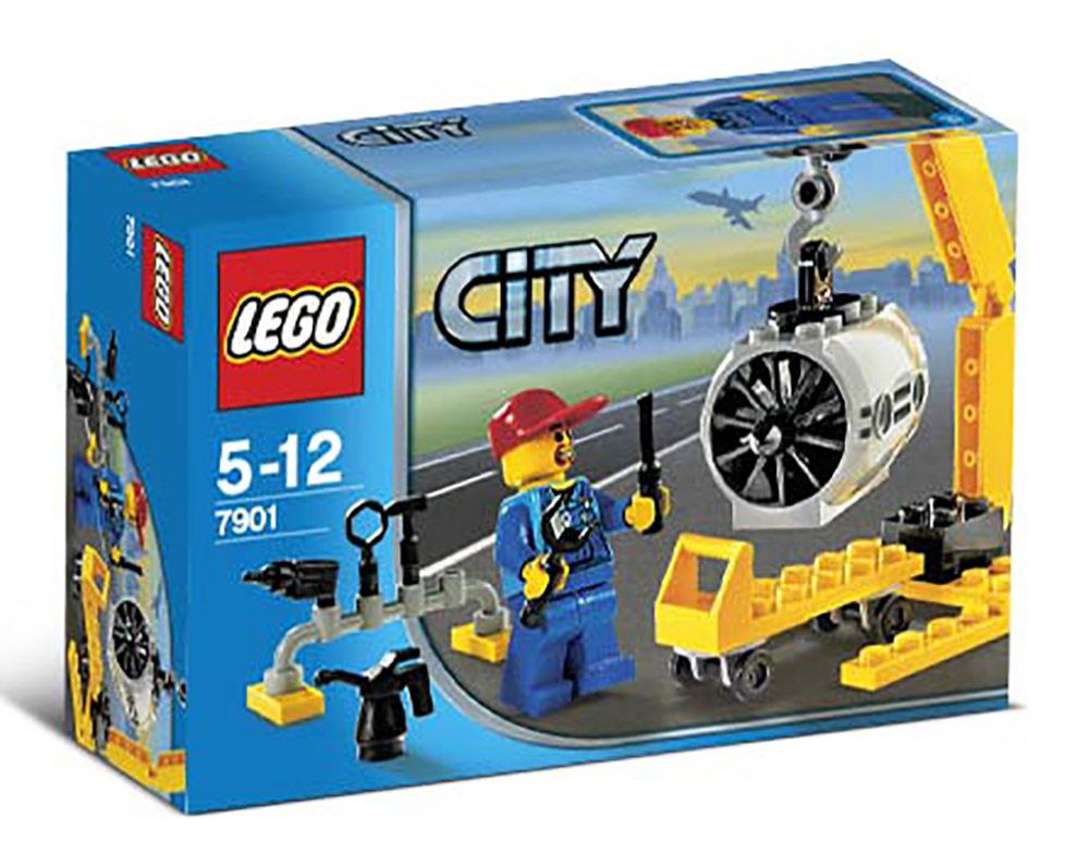 LEGO City 7901 pas cher, Le mécanicien de l'avion