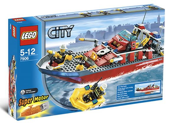 LEGO City 7906 Le bateau des pompiers