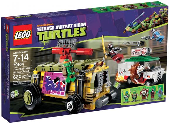 LEGO Tortues Ninja 79104 La course-poursuite en Shellraiser