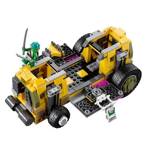 LEGO Tortues Ninja 79104 pas cher, La course-poursuite en Shellraiser