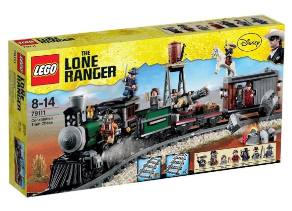 LEGO The Lone Ranger 79111 Course poursuite dans le train