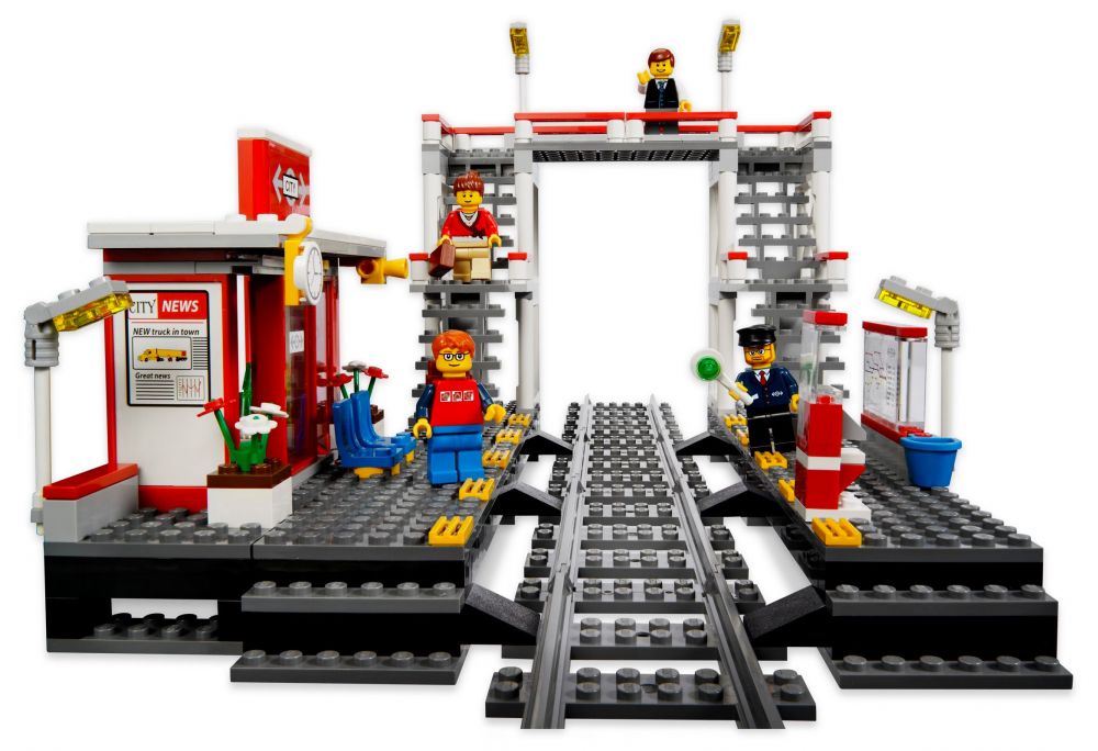 LEGO City 7937 pas cher, La gare