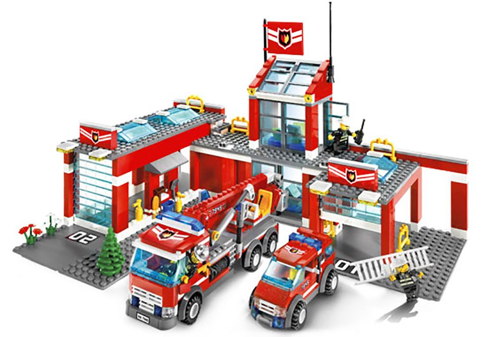 Camion 4×4 Pompiers LEGO City 7942 - Par .