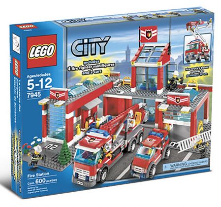 LEGO City 7945 Caserne de pompiers