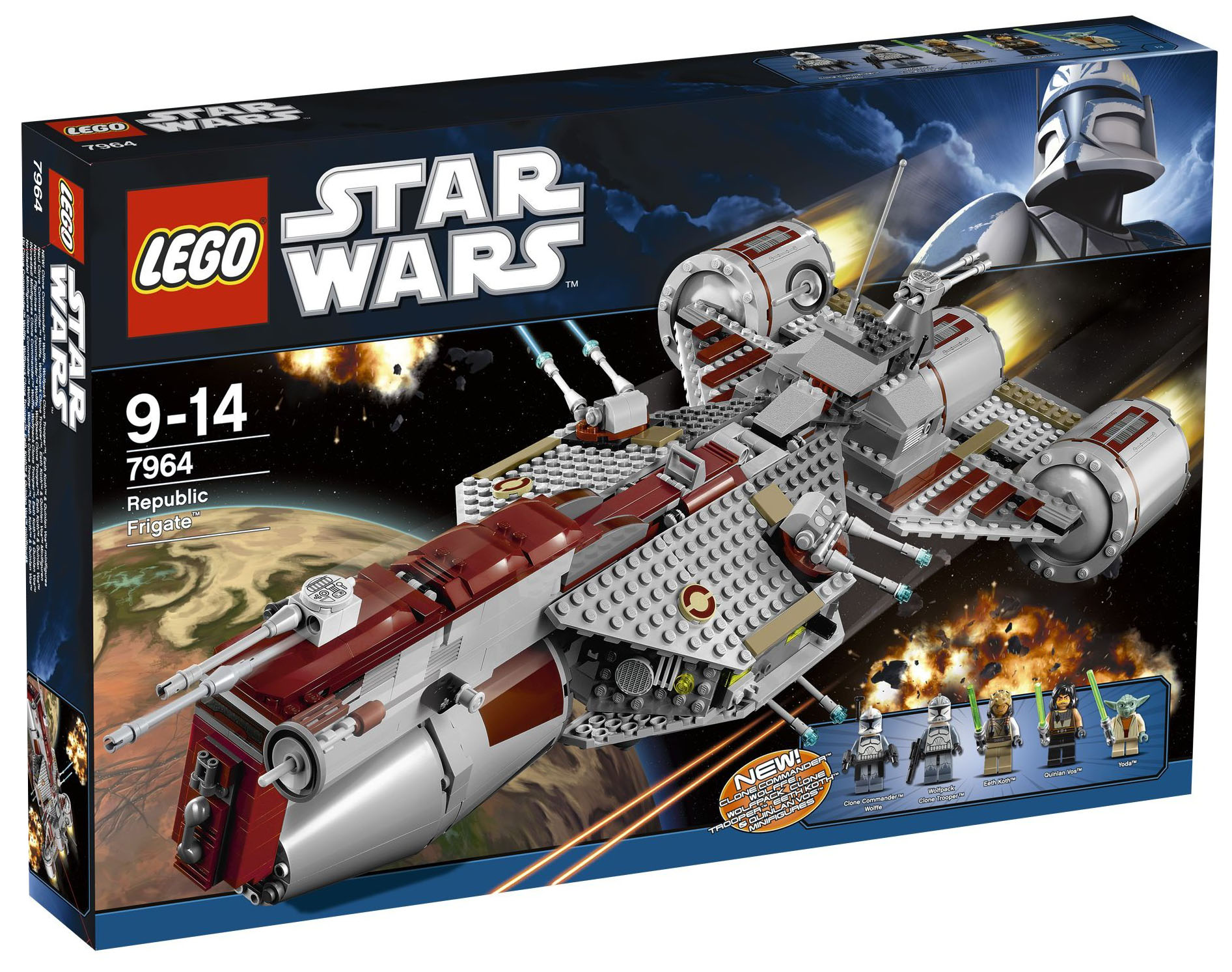 LEGO Star Wars 7964 pas cher, Republic Frigate