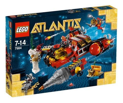 LEGO Atlantis 7984 Le torpilleur des profondeurs