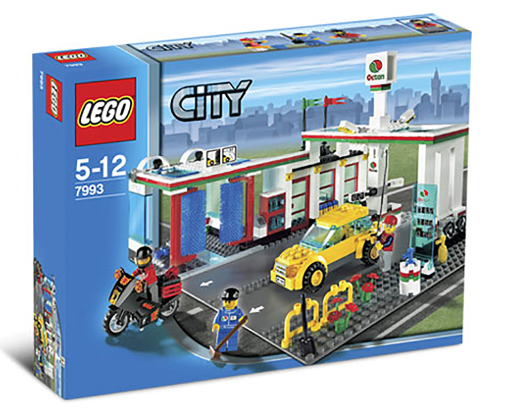 7993 LEGO City 7993 pas cher, La station-service