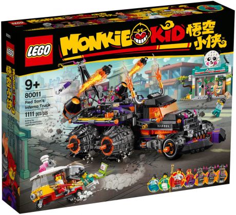 LEGO Monkie Kid 80011 Le camion Inferno de Red Son