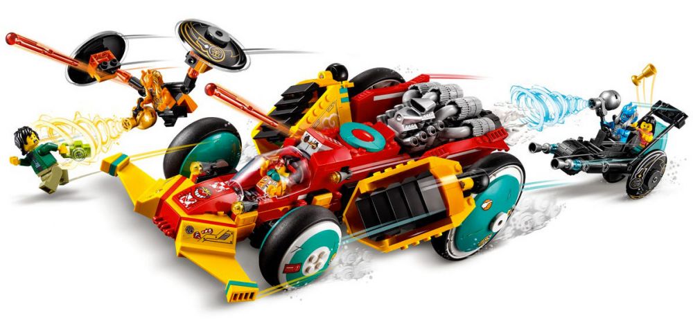 LEGO Monkie Kid 80015 pas cher La decapotable de Monkie Kid