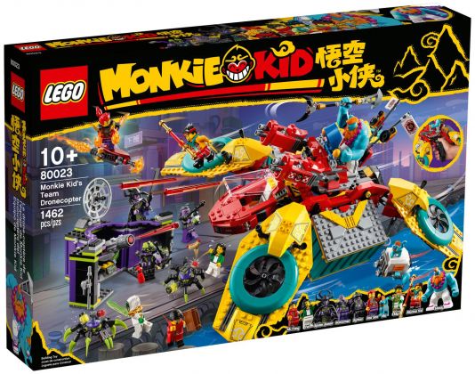 LEGO Monkie Kid 80023 Le drone-coptère de l’équipe de Monkie Kid
