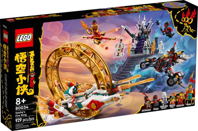 LEGO Monkie Kid 80034 Le Cercle de feu de Nezha