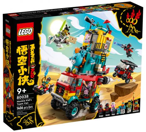 LEGO Monkie Kid 80038 La camionnette de l’équipe de Monkie Kid