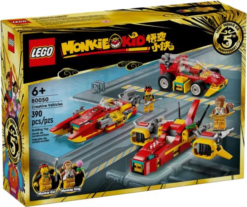 LEGO Monkie Kid 80050 Les véhicules créatifs