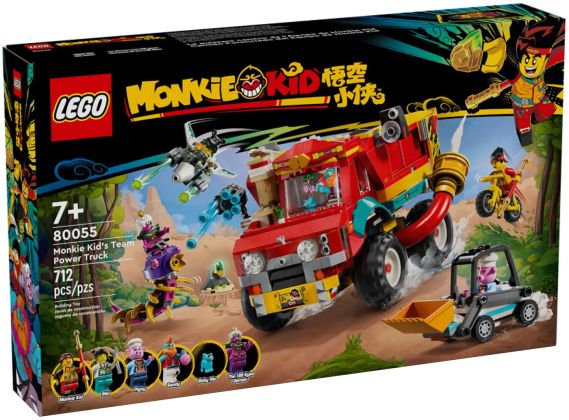 LEGO Monkie Kid 80055 Le puissant camion de l’équipe de Monkie Kid