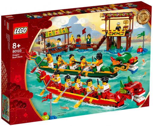 LEGO Saisonnier 80103 La course de bateau du dragon
