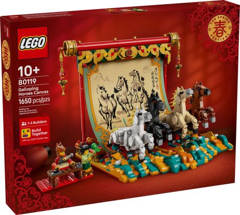 LEGO Saisonnier 80119 Tableau vivant : le galop des chevaux