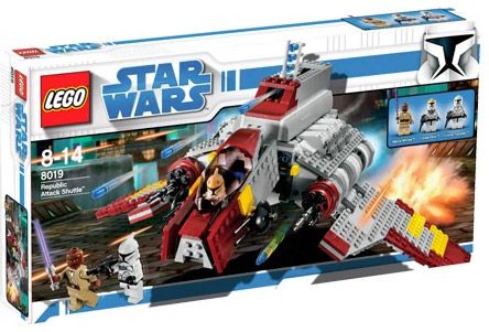 LEGO Star Wars 8019 Republic Attack Shuttle