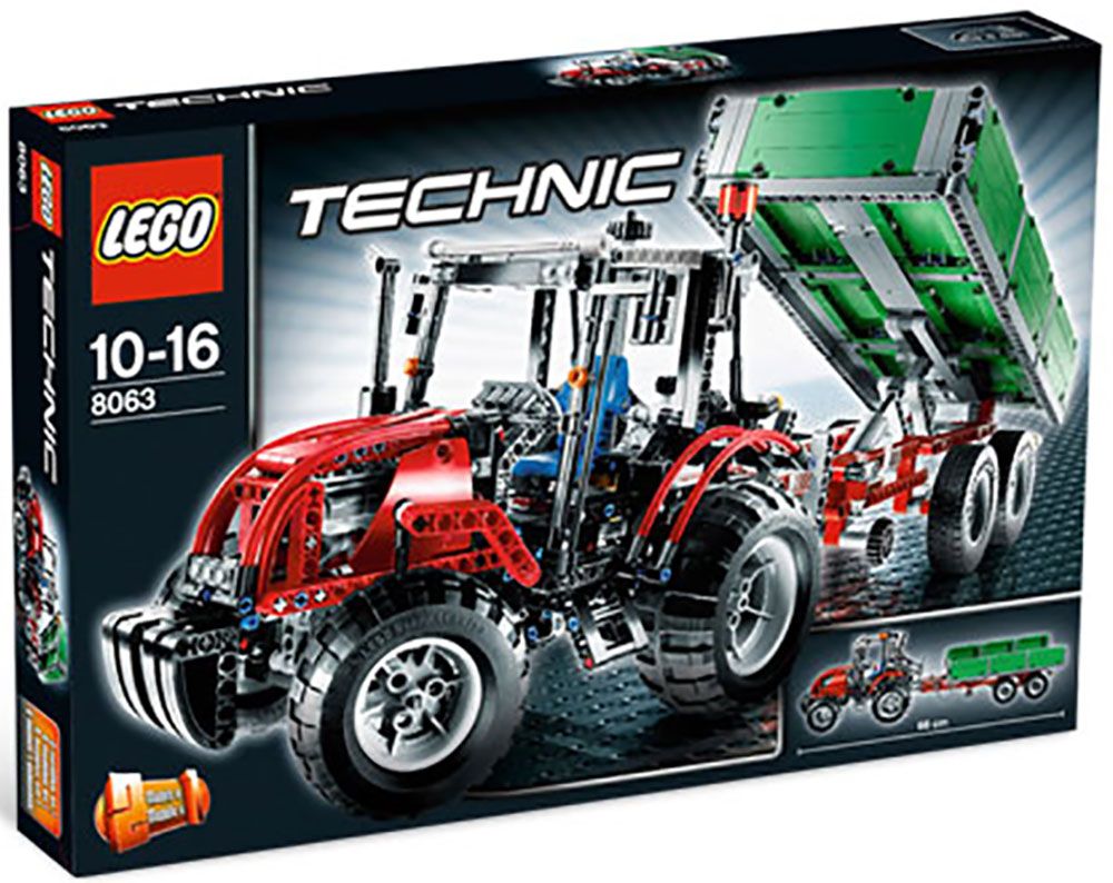 LEGO Technic 8063 pas cher, Tracteur avec remorque