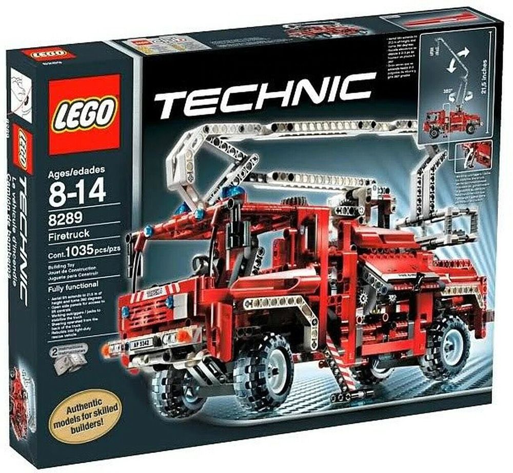 LEGO Technic 8289 pas cher, Le camion des pompiers