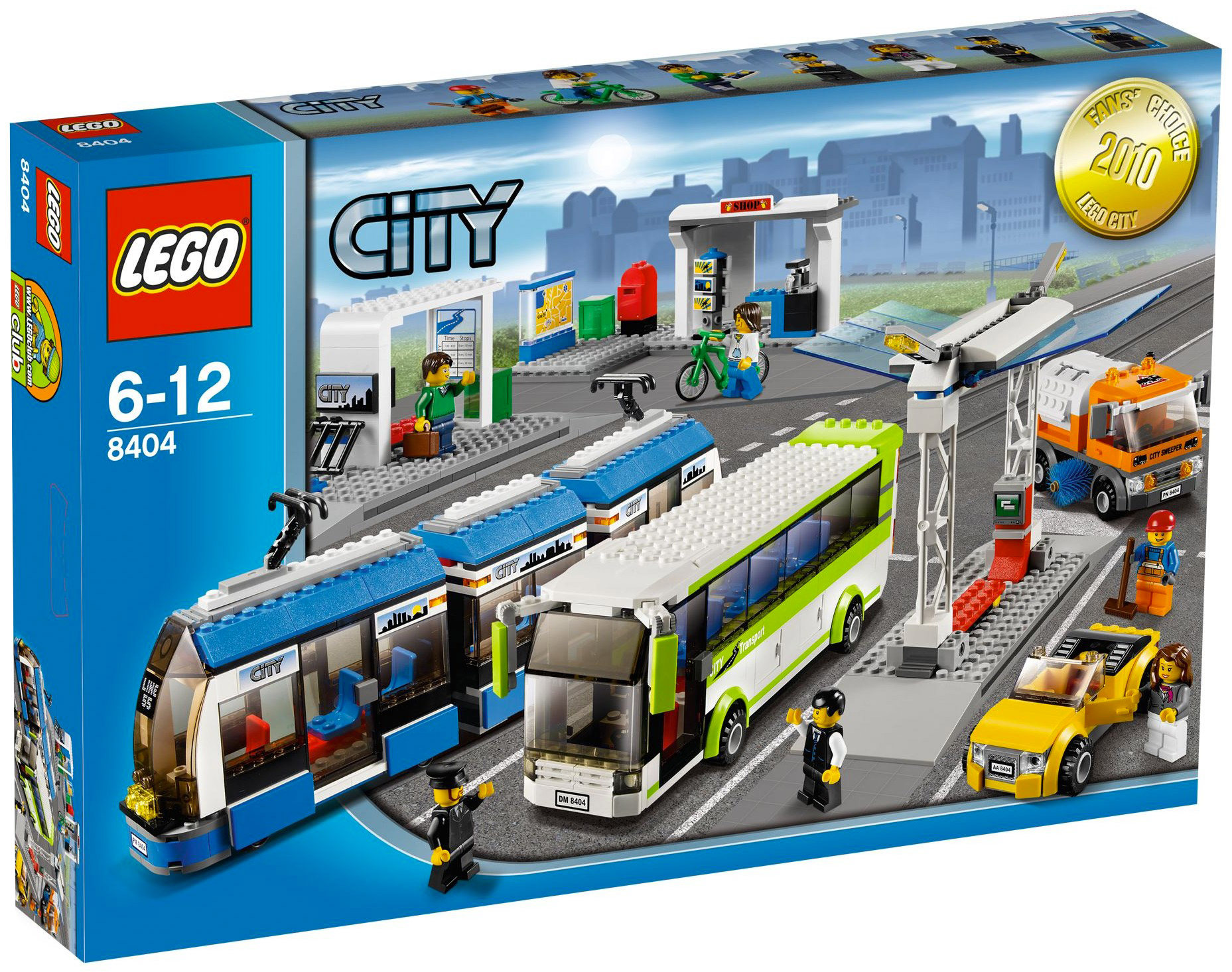 LEGO City 8404 pas cher, Les transports publics