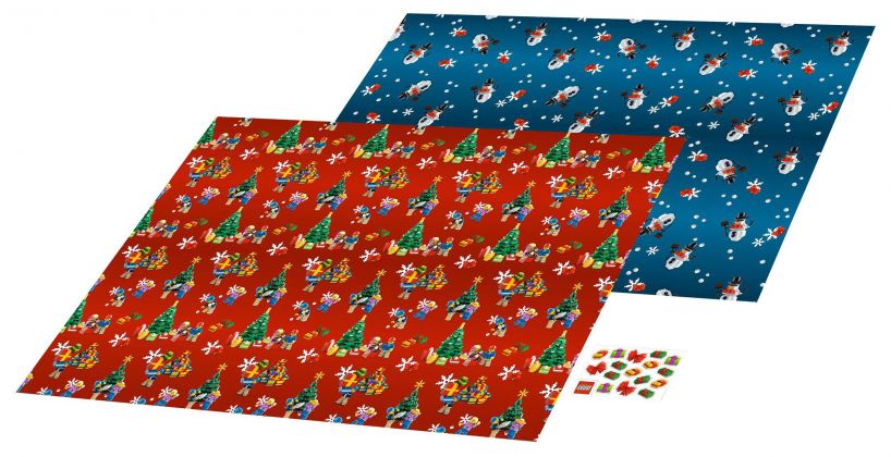 LEGO Objets divers 851407 Papier cadeau de Noël LEGO