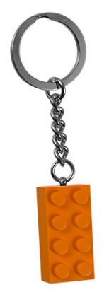 LEGO Porte-clés 852097 Porté-clés Brique orange